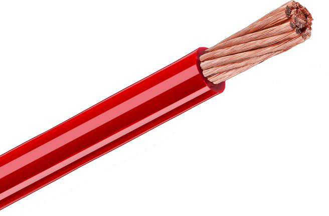 TCHERNOV CABLE TCHERNOV CABLE STANDART DC POWER 4AWG 1/60m RED