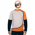 Hertz White/Orange Long Sleeve T-Shirt  L 