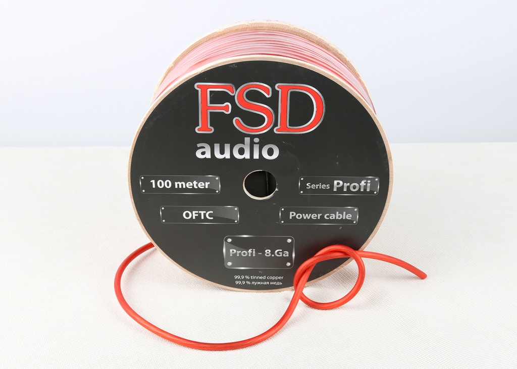 FSD FSD audio PROFI 8Ga МЕДЬ кабель силовой