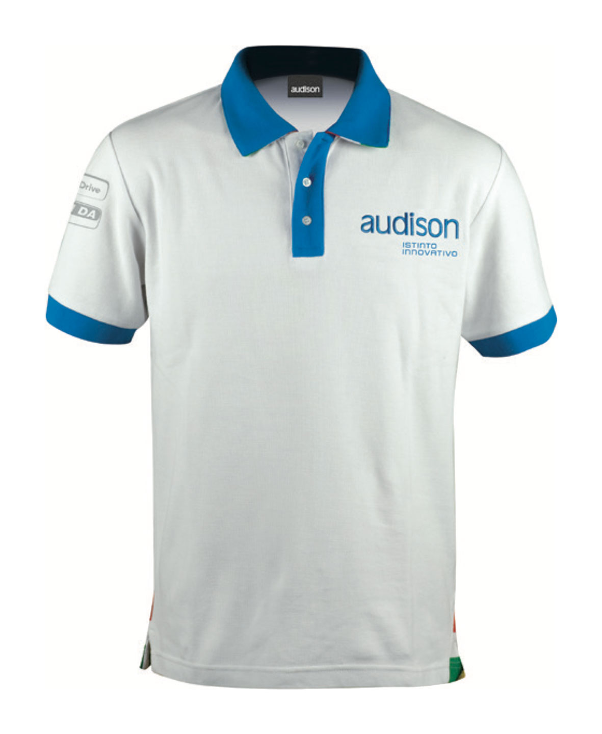 Audison Audison White Polo Shirt  Xl